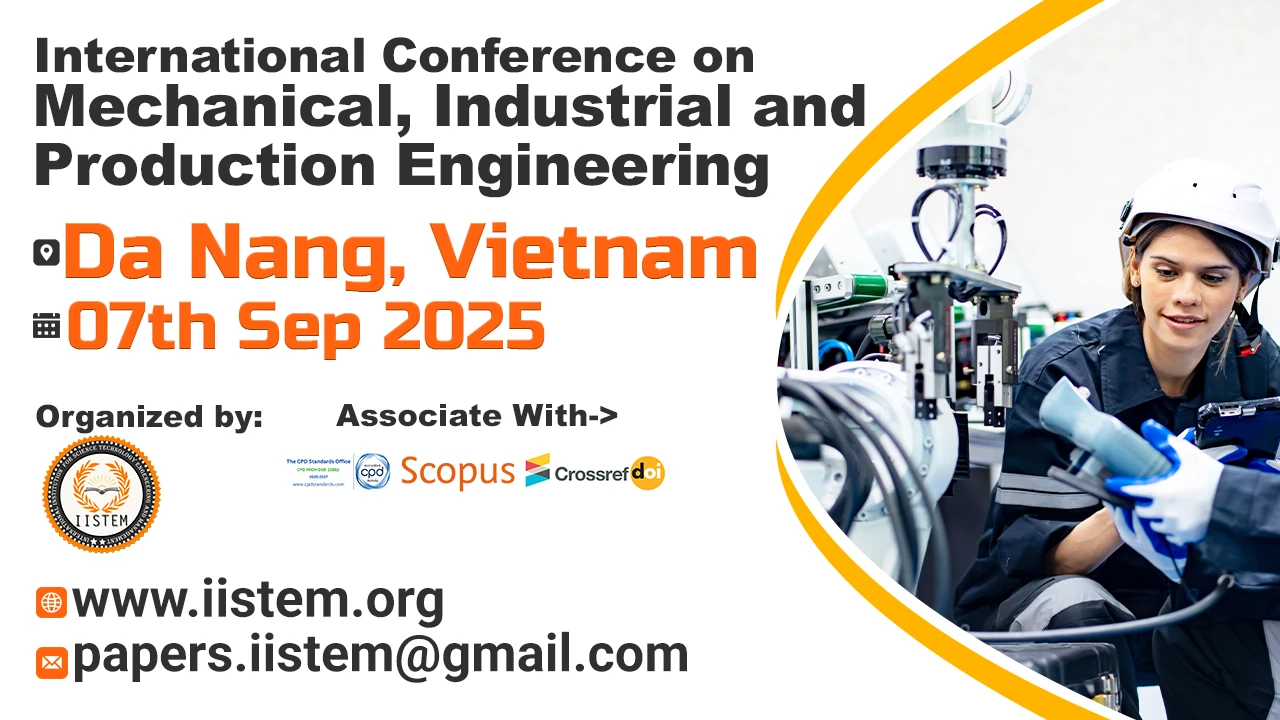 Mechanical, Industrial and Production Engineering Conference in Vietnam